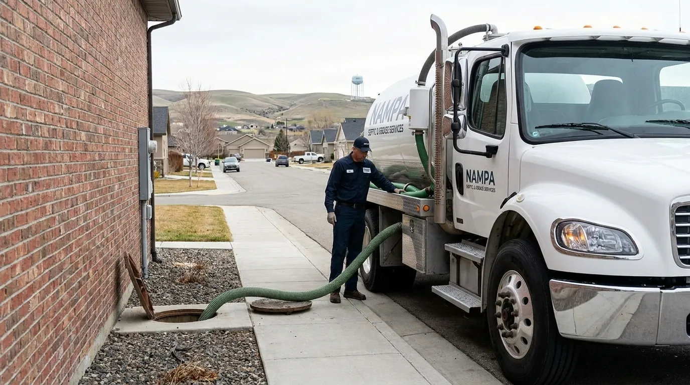 Grease trap pumping service in Nampa